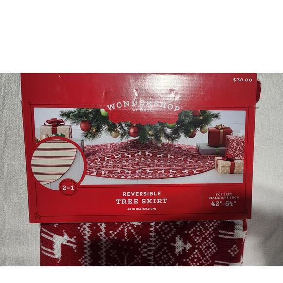 wondershop reversible tree skirt  42''-54'' tree diameter - Picture 6 of 7